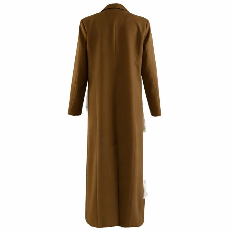 Brown Fringe Abaya
