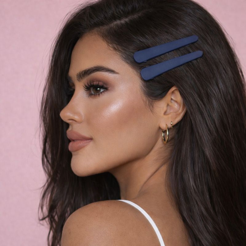 Hair LongClip - Dark Blue