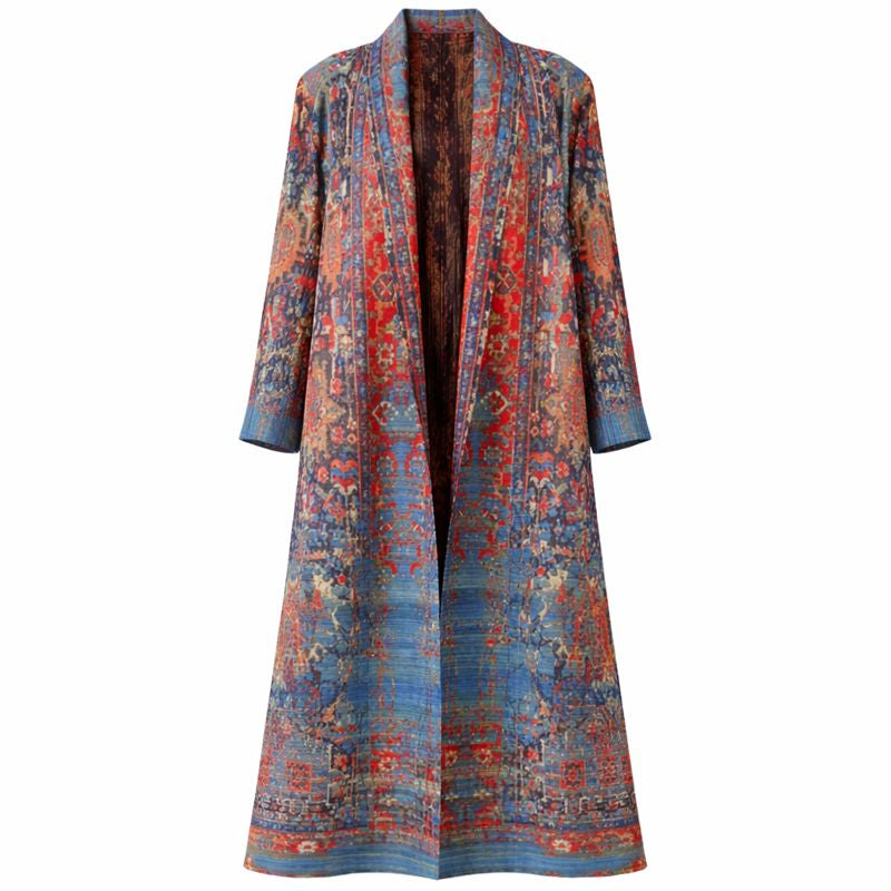 Pleated Abaya - Blueish